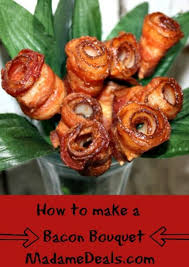 How To Make A Bacon Bouquet Real Advice Gal Bacon Bouquet Bacon Treats Recipes
