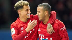 Prêté au bayern munich la saison dernière, philippe coutinho va bien évoluer au barça cette saison, aux. Fc Bayern Munchen Thiago Setzt Sich Fur Coutinho Verbleib Ein Goal Com