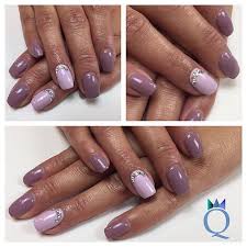 Ballerina Shape Gelnails Nails Lilac Purple Silverstones Ballerina Form Gelnagel Nagel Lila Violett Silbersteinchen Nagels Nails Nail Art Beauty