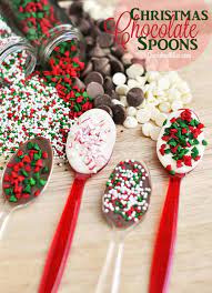 Christmas Chocolate Spoons Gift Idea Cherished Bliss Recipe Chocolate Christmas Gifts Christmas Chocolate Christmas Treats