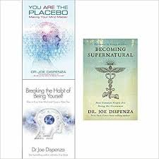 Book links take you to amazon. Joe Dispenza Collection 3 Books Set Becoming Supernatural You Are The Placebo Breaking The Habit Of
