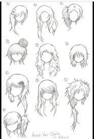 Anime Hairstyles Curly Elegant How To Draw Hair Drawings Anime Hair