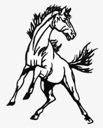 Learn how to draw a cartoon horse that is running (galloping) and charging towards something. Free Horse Black And White Clip Art With No Background Clipartkey
