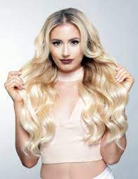 Hair extensions attach to the center of your hair, so measure the current length of your hair from the center to the ends and add the desired length to ensure you purchase the correct product. Cheap Clip In Hair Extensions Bellami Hair