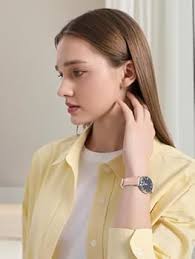 EACHE Skórzane paski do zegarków 20 mm dla kobiet i kobiet, szybkie  odpinanie, różowy pasek zastępczy ze srebrną klamrą : Amazon.pl: Moda