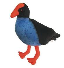 Nz Pukeko Soft Bird Toy With Authentic Sound From Shopnz Com Soft Toy Animals Bird Toys Cute Plush