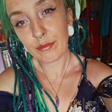 Did a UV reactive look. I didn't know my hair would glow too haha. So cool