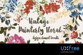 Photoshop patterns are preset patterns based on tiled images/designs. Vintage Floral Design Element Bundle 79306 Uxfree Com