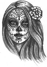All dia de los muertos artwork ships within 48. Malvorlagen La Catrina Coloring And Malvorlagan