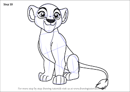 The lion is an animal very impressive for kids! Learn How To Draw Kiara From The Lion Guard The Lion Guard Step By Step Drawing Tutorials