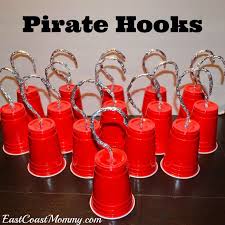 Simple Pirate Hooks Pirate Crafts Pirate Birthday Party Pirate Theme Party