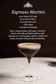Enjoy Espresso Martini A Cocktail Made With Patron Xo Cafe Recipe Espresso Martini Espresso Martini Recipe Martini Recipes