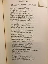 La Poesia Del Giorno Era Color Del Mare E Dell Estate Camillo Sbarbaro Carteggi Letterari Critica E Dintorni Rivista E Casa Ed Nel 2020 Poesia Camilla Marito