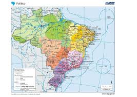 Permite colorir e completar com nome e uf dos estados e nome das capitais. Mapa Do Brasil Mapa Politico Estados Capitais Regioes E Biomas