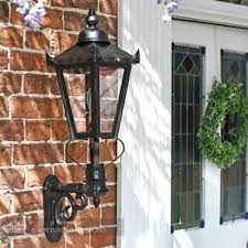 Black Victorian Lantern And Royale Bracket Lanterns Wall Lantern Outdoor Wall Lantern