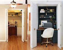 A closet office may seem like a made up concept to many, but if you are short on space, and in need of a place to get stuff done, a closet office may what exactly is a closet office? How To Turn A Closet Into An Office Nook Home Made By Carmona