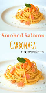 Smoked Salmon Carbonara Recipe Spaghetti Carbonara With Salmon Recipe Smoked Salmon Carbonara Smoked Salmon Carbonara