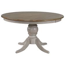 25 l inches x 47. Crown Mark Jack Relaxed Vintage Round Pedestal Dining Table With Antique Finish Wayside Furniture Kitchen Tables