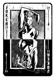 The Joker Card Poster Print By Fanfreak Displate In 2021 Hunter Anime Hisoka Joker Card