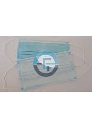 Salus surgical 3 ply mask with bacterial meltblown filter. Disposable Medical 3 Ply Type Iir Face Mask