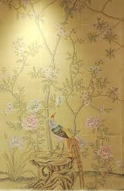 Hand Painted Wallpaper Chinoiserie Wallpaper Silk Wallpaper Chinese Wallpaper Hand Hand Painted Wallpaper Chinoiserie Wallpaper Handmade Wallpaper