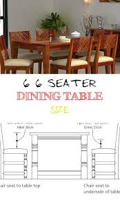 6 Seater Dining Table Size 6 Seater Dining Table Dining Table Sizes Dining Table Online