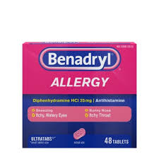 Benadryl Allergy 25 Mg Ultratab Tablets 48 Tablets Rite Aid
