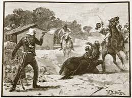 Mounted Rebel Sepoys Charging Through the Streets of Delhi, Indian Mutiny
