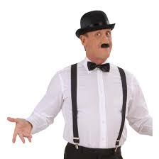 Schwarzer Charlie Chaplin Bart Kunstbart 1 99