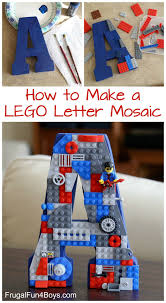 How To Make A Letter Mosaic With Lego Bricks Frugal Fun For Boys And Girls Lego Letters Lego Room Decor Lego Room