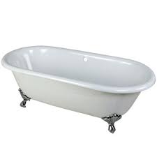 These footprint bathtub mat do not slip and are soft on the feet. Cast Iron Or Acrylic Clawfoot Bathtub Faucetlist Com