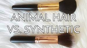 For those of you shopping for natural. Animal Vs Synthetic Makeup Brushes Youtube