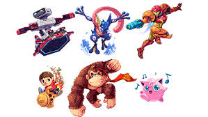 Smash Bros Characters Turned Into Gorgeous Pixel Art Pixel Art Smash Bros Super Smash Brothers