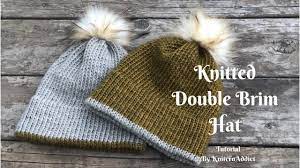 If you've never tried a provisional cast i'd love to see your finished hats. Double Brim Hat Knitting Pattern Written Pattern And Tutorial Knitcroaddict