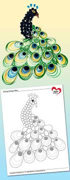 Damit können sie eine eule häkeln. Quilling Vorlage Pfau Kostenlos Zum Herunterladen Und Ausdrucken Basteln Mit Papierstreifen Basteln Mit Papier Vorlagen Quilling