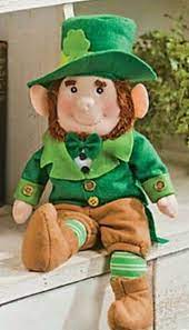 Plush 13 Leprechaun Stuffed Lucky Irish Decor Green Shamrock St Patrick S Day Irish Decor Leprechaun Plush Dolls