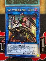 Yugioh Sky Striker Ace - Zeke DUOV-EN024 Ultra Rare 1st Edition | eBay