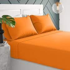 Truly soft everyday sheet set. Burnt Orange Bed Sheets Wayfair