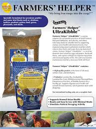 Farmers Helper Ultrakibble Specially Formulated For Game Bird Health Chicken Feed Game Birds Helper
