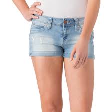 Ymi Jeans Juniors Wannabettabutt Side Slit Shorts Shorts