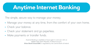Only individuals who have an ulster bank account and authorised access to anytime internet banking should proceed beyond this point. Ulster Bank Help Ø¯Ø± ØªÙˆÛŒÛŒØªØ± Ways To Manage Your Day To Day Banking No Matter Where You Are Https T Co Zzcv7dg2lm