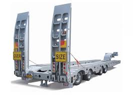 4x4 Low Loader Truck Trailer Rows Of 4 Float Low Loaders Trt