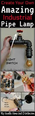 Create a diy light fixture using steel pipe and fittings. How To Create Your Own Amazing Industrial Pipe Lamp My Humble Home And Garden
