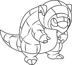 Select from 35450 printable coloring pages of cartoons, animals, nature, bible and many more. Alolan Sandshrew Pokemon Coloring Page Free Printable Coloring Pages For Kids