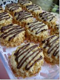 Inti kelapa dan kuih gulung via dapurkejora.blogspot.com. Coconut Cookies Biskut Kelapa Resep Biskuit Kue Kering Mentega Makanan