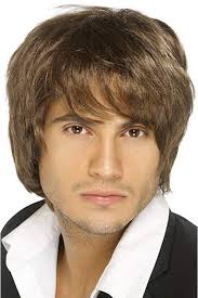 Natural Bang Wigs for Men for sale