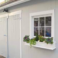 Use drill to attach parts of window box together with screws along length of box. Window Boxes For The Shed Orc Week 3 At Charlotte S House