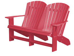 Aadyn adirondack rocker chair gracie oaks color: Wildridge Heritage Recycled Plastic Adirondack Loveseat Wlrlcc129