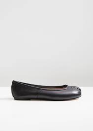 For ss'20 john galliano continued to experiment with shoes: Tabi Ballet Flats By Maison Margiela La Garconne