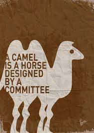 The term is used to refer to suboptimal traits that such a process may produce as a result of having to compromise between the requirements and viewpoints of the participants. A Camel Is A Horse Designed By A Committee Chungkong